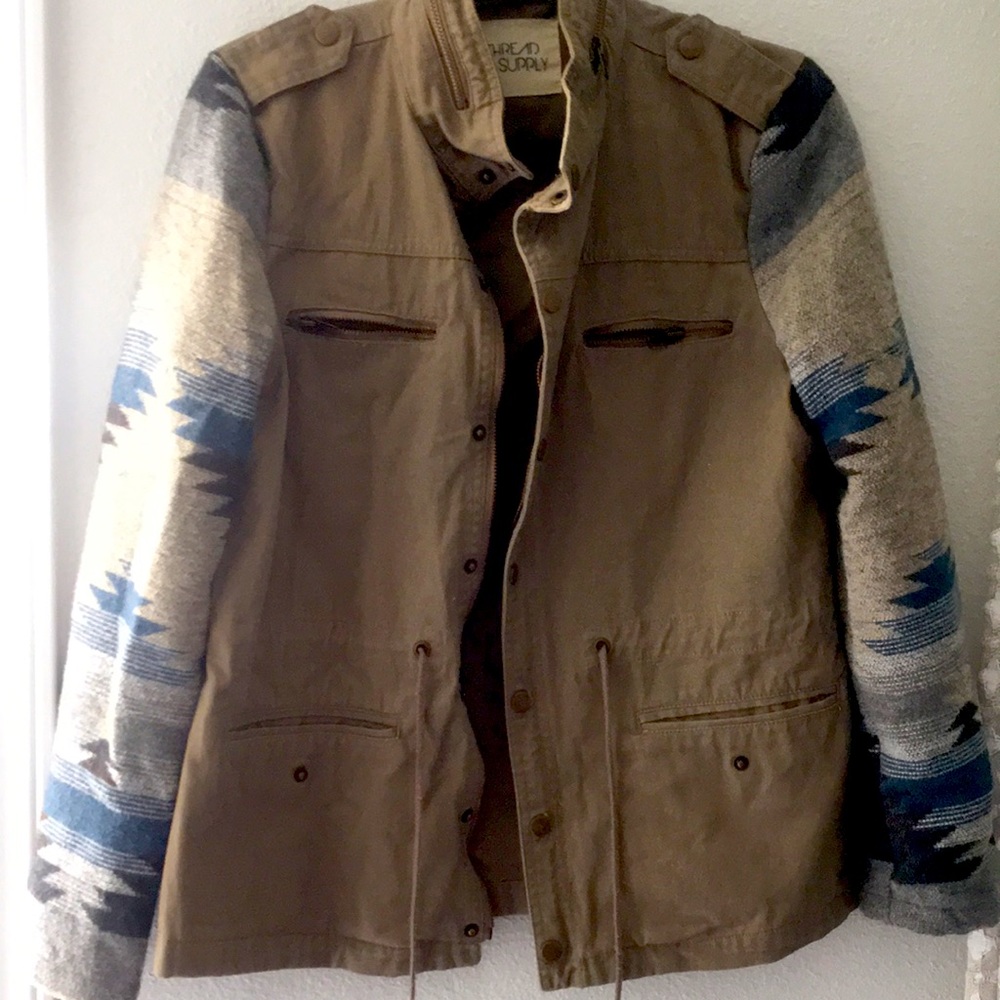 Brown Jacket With Beautiful Pattern - image 1